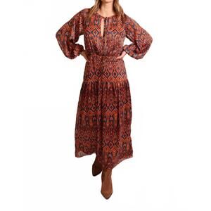 NEW TRAFFIC PEOPLE blame maxi dress in rust